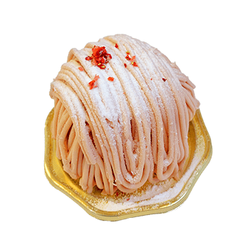 いちごのモンブラン